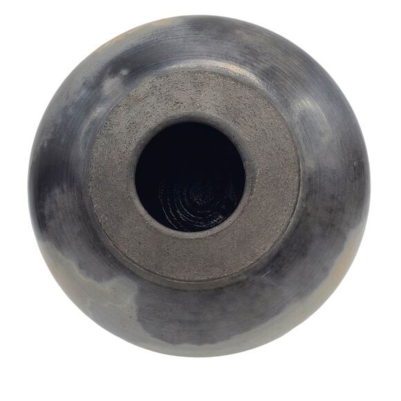 Studio Art Pottery Vase Earth Tone Squat Gourd Shape Pot 1989 Signed Bill Kimby - Picture 5 of 9